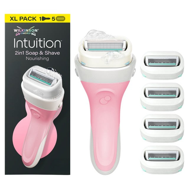 Wilkinson Sword Intuition 2in1 Ultra Moisture Women's Razor XXL Pack (British brand)