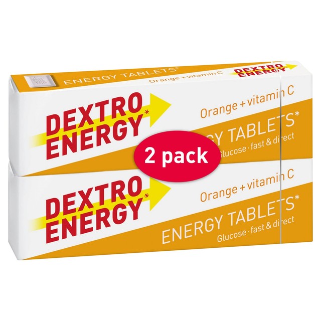 Dextro energy tablets orange vitamin C 28 pack - British product