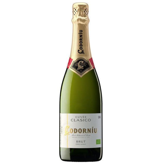 Codorniu Clasico Brut Organic NV Cava 75cl - British product