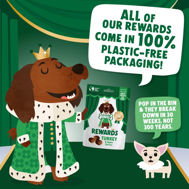 Denzel's turkey & apple dog treats 70g - British product