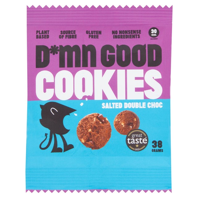 Raw Bake Station salted double chocolate cookies 38g - British product