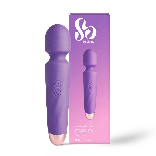 So Divine Smooth Operator Vibrating Massage Wand (British brand)