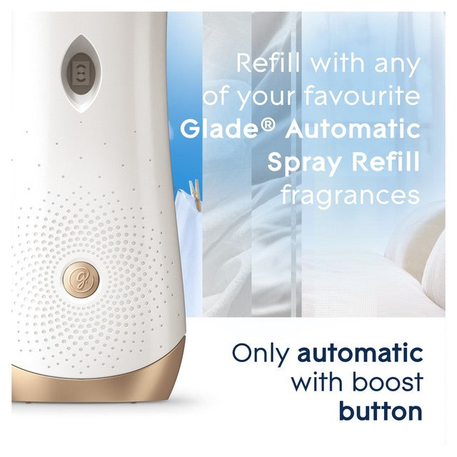 Glade Clean Linen Autospray Twin Refill 2 x 269ml, UK version