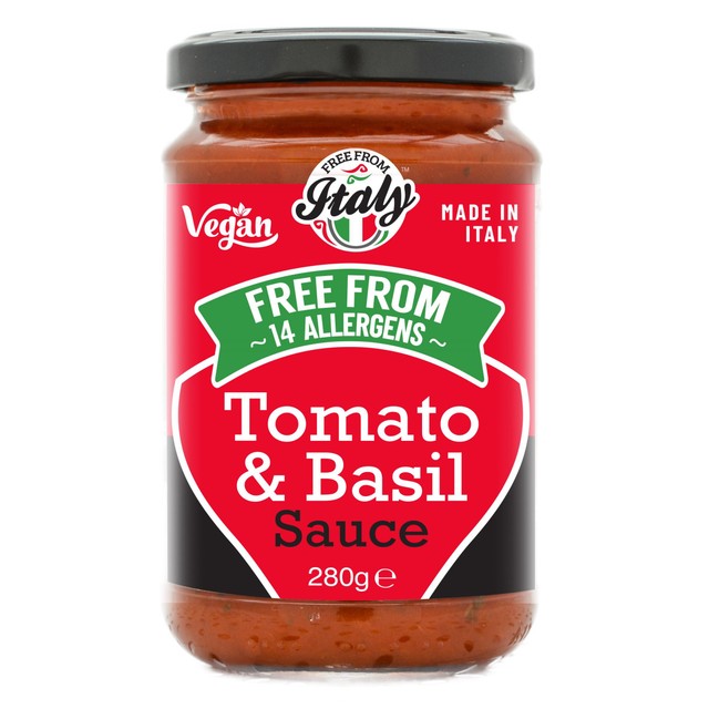 Free From Italy tomato & basil pasta sauce 280g - British product