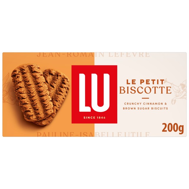 LU PETIT cinnamon and brown sugar biscuits 200g, UK version