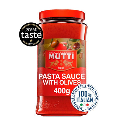 Mutti Tomato and Olive Pasta Sauce 400g