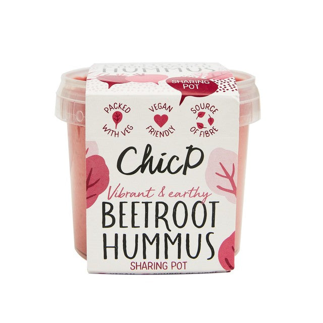 ChicP beetroot and horseradish hummus 300g - British product