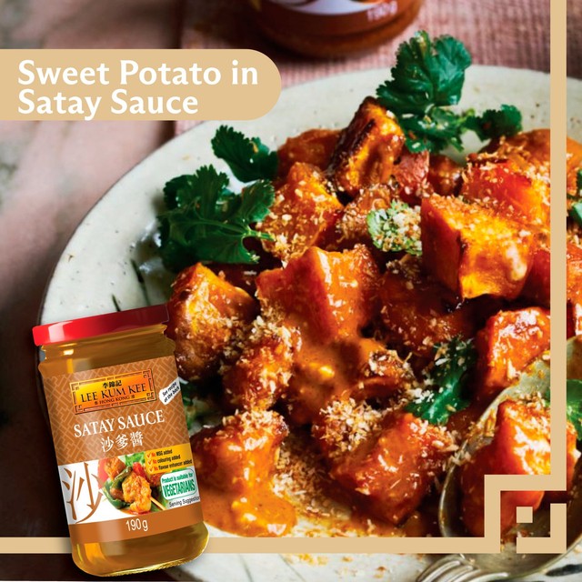 Lee Kum Kee Satay Sauce 190g, imported from the UK