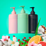 Wild Sage refillable body wash case (British brand)