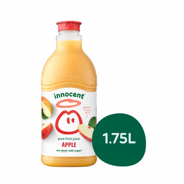Innocent pure apple juice 1.75L, UK version