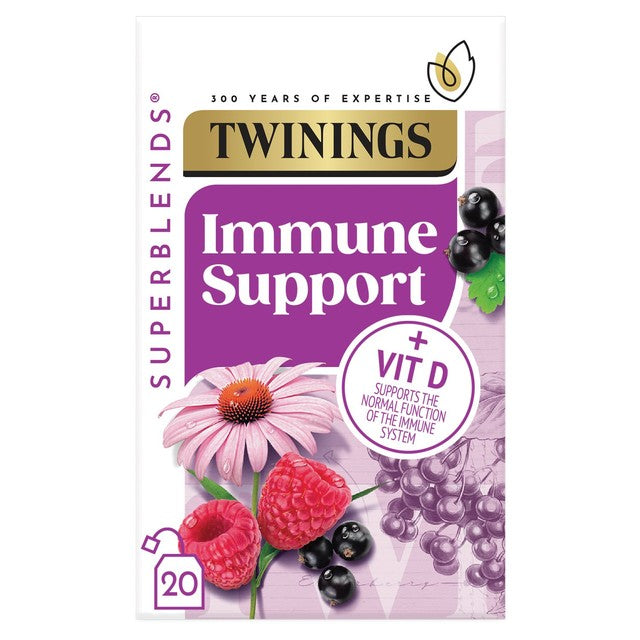 Twinings herbal tea blackcurrant raspberry 20 teabags (British brand)