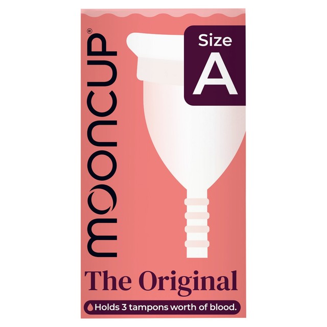 Mooncup Original menstrual cup Size A, imported from the UK