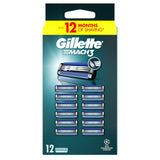 Gillette Mach3 razor blade refills 12 pack, UK version