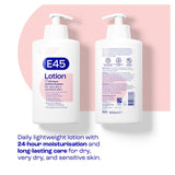 E45 Moisturising Body Lotion for Dry & Sensitive Skin 500ml - British product