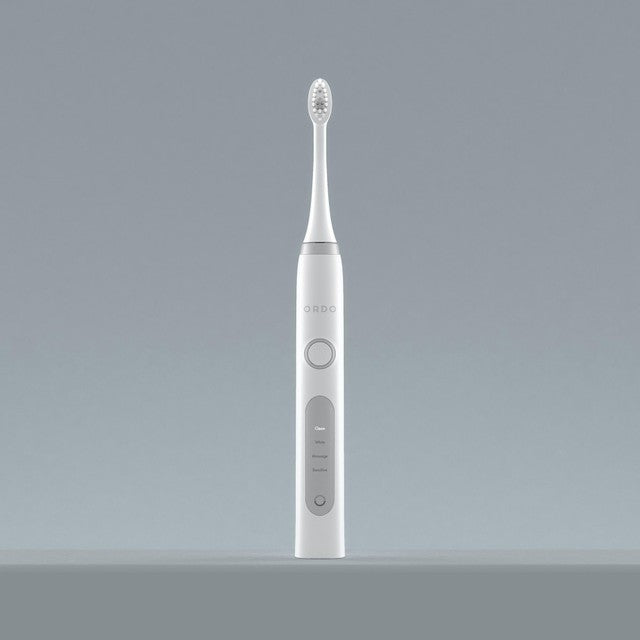 Ordo Sonic Toothbrush Heads White/Silver 4 per pack, imported from the UK
