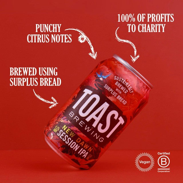 Toast Ale New Dawn SIPA session IPA 4x330ml (British brand)