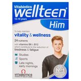 Vitabiotics Wellteen Him multivitamin tablets 30 tablets (British brand)