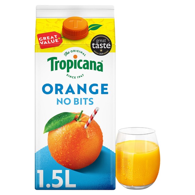 Tropicana smooth orange juice 1.5L (British brand)
