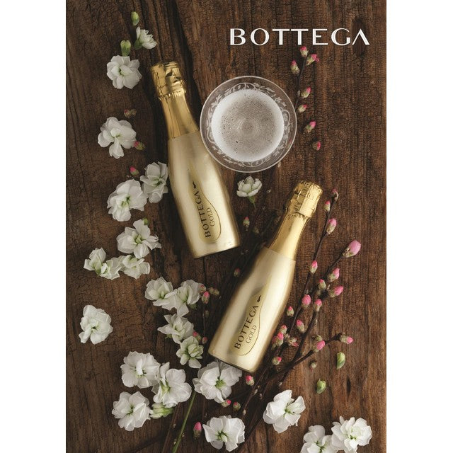 Bottega Gold Prosecco sparkling wine 20cl - British product
