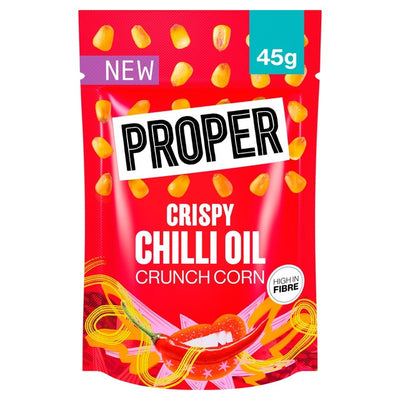 Propercorn Crunch Crispy Chilli Oil Crunch Corn Snack 45g