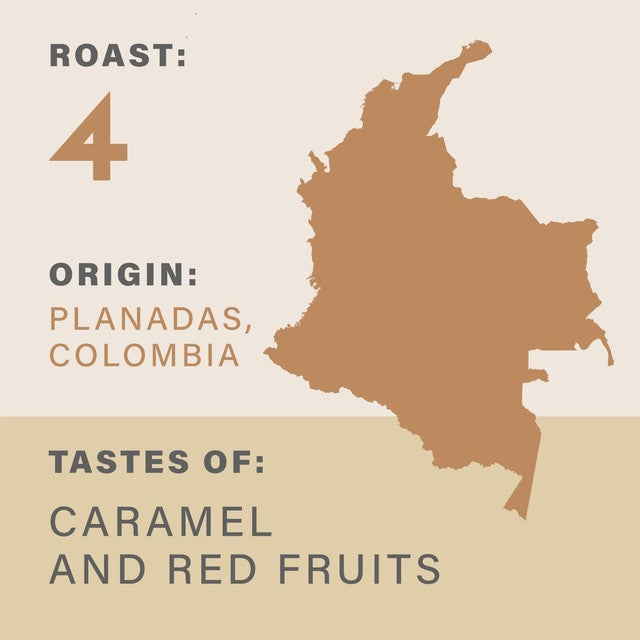 Grumpy Mule Colombia Organic coffee beans 200g, UK version