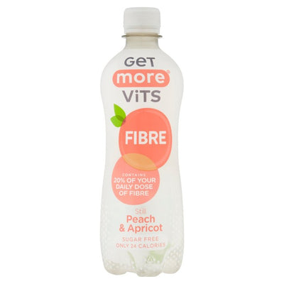 Get More Vits Peach & Apricot Sugar-Free Flavoured Fibre Water 500ml