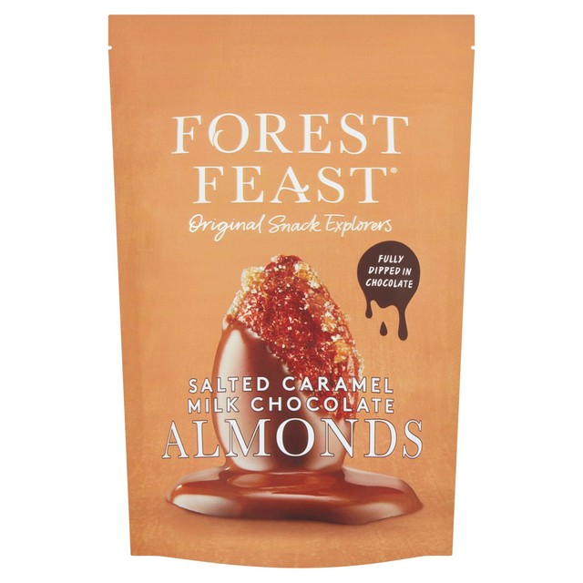 Forest Feast salted caramel milk chocolate almonds 120g - British product