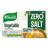 Knorr Vegetable Zero Salt stock cubes 72g, UK version