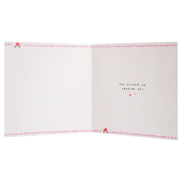 M&S Wife Celebrating You Bubbles Birthday Card