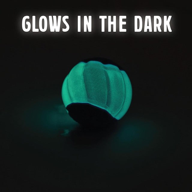 Zeus Duo Ball 6.3cm With Squeaker & Glo
