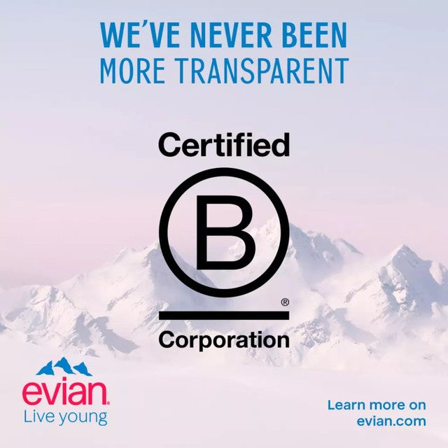 Evian still mineral water 1.5L - British product