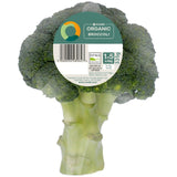 Ocado organic broccoli 335g, imported from the UK