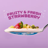 Arla Cultura Strawberry flavoured gut health yoghurt with fibre 450g - British product