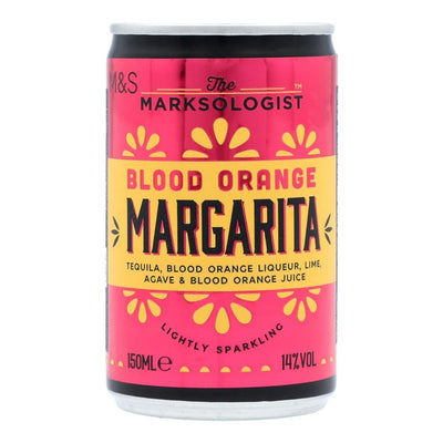 M&S Marksologist Blood Orange Margarita Tequila Cocktail Drink 150ml