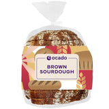 Ocado brown sourdough bread 500g, imported from the UK