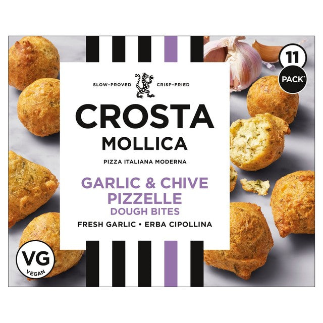 Crosta & Mollica Garlic & Chive Pizzelle Dough Bites 180g - British product