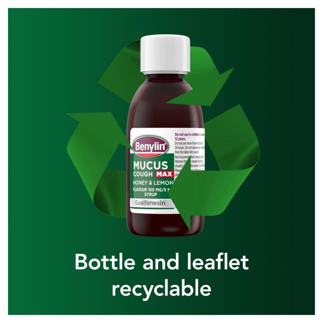 Benylin cough syrup honey and lemon 300ml - British product