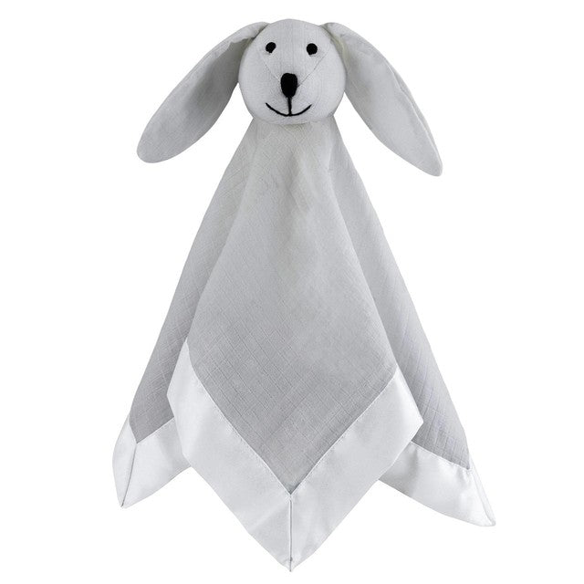 Aden + Anais grey muslin comforter lovey 41cm high - British product