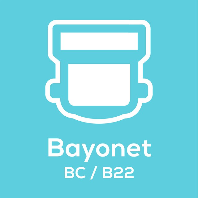 TCP clear bayonet 40W LED filament candle light bulb (British brand)