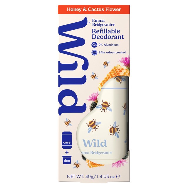 Wild honey and cactus flower deodorant 40g (British brand)