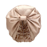 Silver Cloud hair wrap in caramel (British brand)