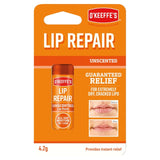 O'Keeffes unscented repair lip balm 4.2g, imported from the UK