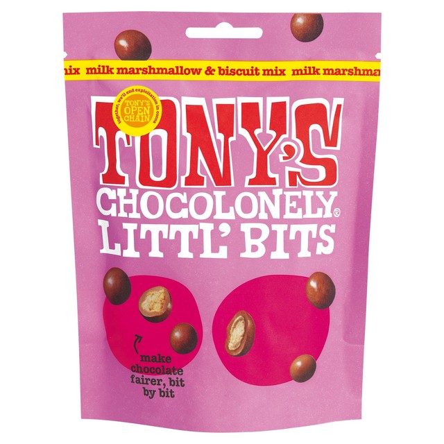Tony's Chocolonely Milk Marshmallow & Biscuit Mix 100g (British brand)