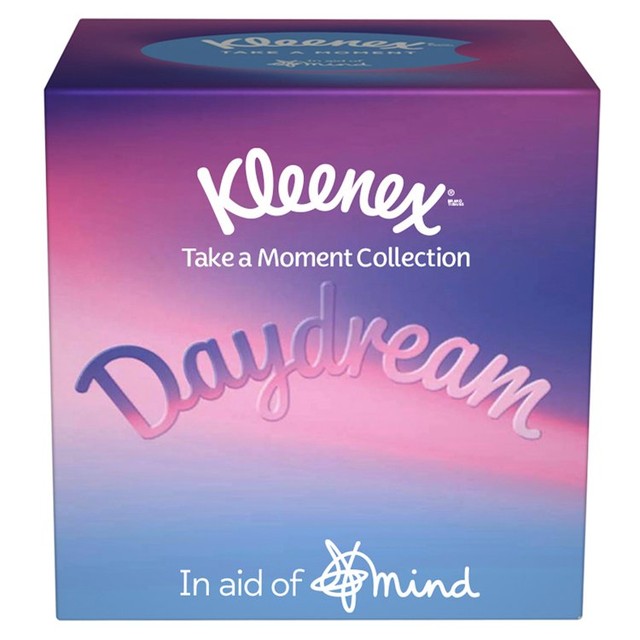 Kleenex Collection Cube facial tissues 48 sheets (British brand)