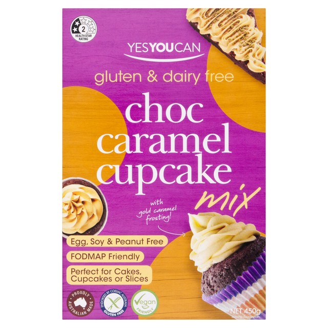 YesYouCan choc caramel cupcake mix 450g - British product