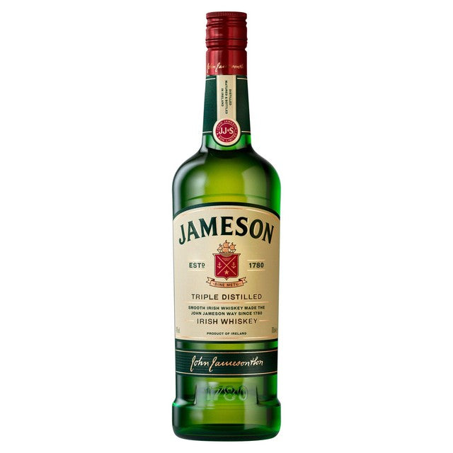 Jameson triple distilled blended Irish whiskey 70cl, UK version