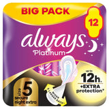 Always Platinum Sanitary Towels Secure Night Extra Size 5 - British product