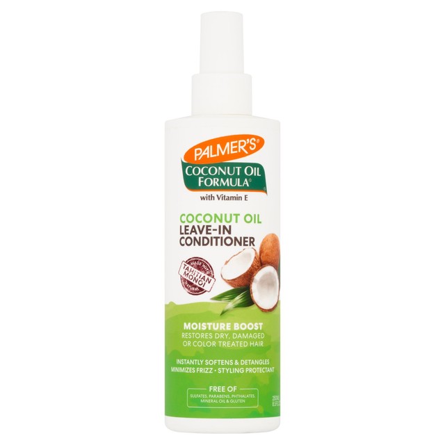 Palmer's coconut oil formula strengthening leave-in conditioner 250ml, imported from the UK