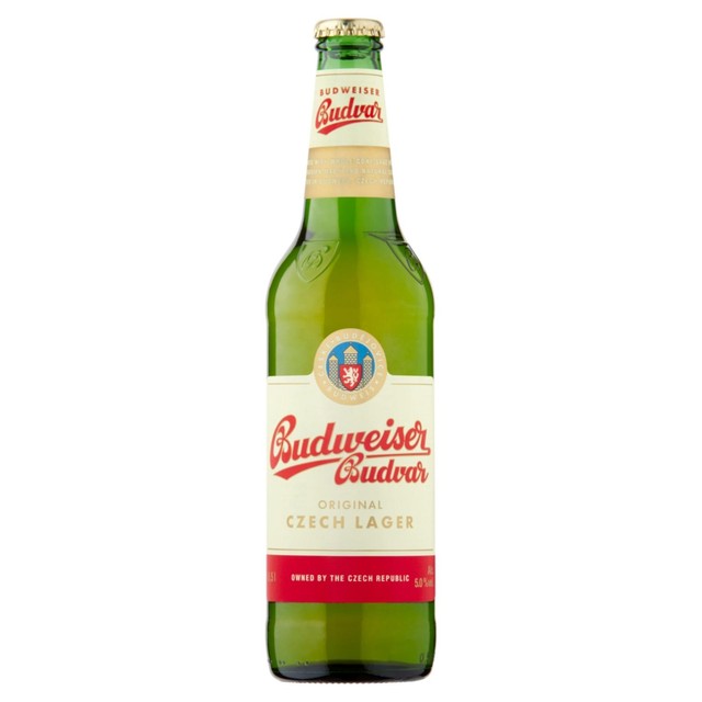 Budweiser Budvar lager Original Czech 500ml - British product