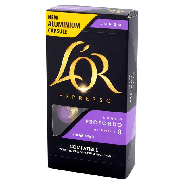 L'OR Lungo Profondo Coffee Capsules 10 pack, UK version